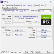 CPU-Z: Nvidia-grafik
