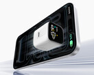 Strömadaptern har ett ”prestandaläge” på 60 W. Bild: en reklambild av snabbladdaren tillsammans med en iPhone.