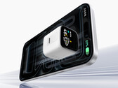 Strömadaptern har ett ”prestandaläge” på 60 W. Bild: en reklambild av snabbladdaren tillsammans med en iPhone.