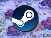 En bild som visar Steam-logotypen och spelet Iron Marines, som för närvarande är på rea.