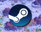 En bild som visar Steam-logotypen och spelet Iron Marines, som för närvarande är på rea.