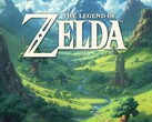 Banner för spelet The Legend of Zelda visas