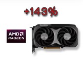Den imponerande och väl prissatta Radeon RX 9060 XT besegrade RTX 5060 Ti med över 143% fler röster. (Bildkälla: AMD, redigerad)