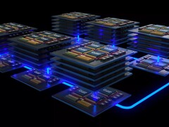 Konstnärlig bild av Intels systemgjuteri som är utformat för AI. (Bildkälla: Intel)