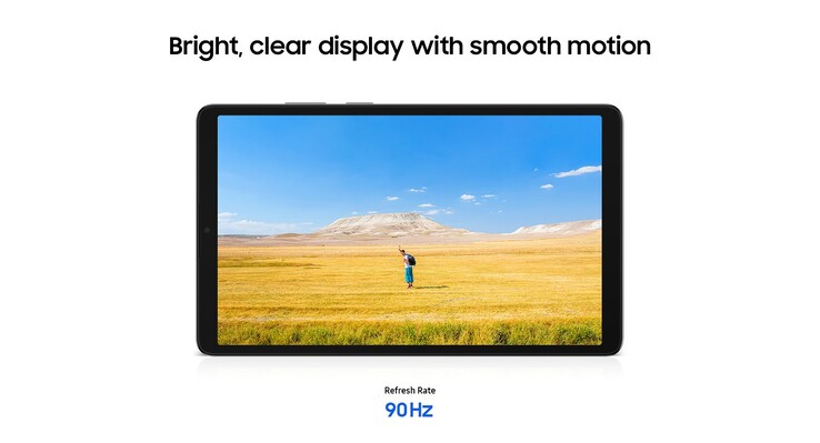 Displayen på Tab A11. (Bildkälla: Samsung)