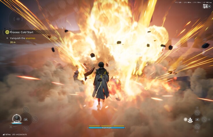 Endministrator går in i en massiv explosion under Processen: Cold Start-uppdraget i Arknights: Endfield.