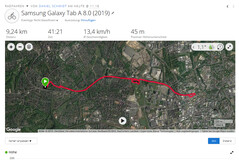 GPS-test: Samsung Galaxy Tab A 8.0 - Översikt