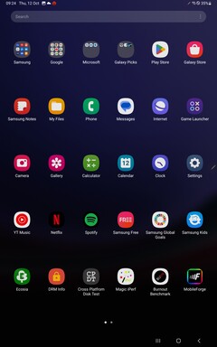 Samsung Galaxy Tab S9+ programvara
