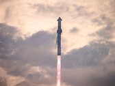 En bild som visar uppskjutningen av rymdfarkosten Starship. (Bildkälla: SpaceX)
