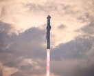 En bild som visar uppskjutningen av rymdfarkosten Starship. (Bildkälla: SpaceX)