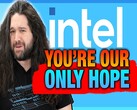 Intel Arc ger ut en förhandsgranskningsbild (bildkälla: Gamers Nexus YouTube)