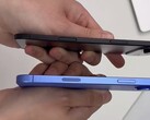 "17 Air" (överst) bredvid en annan iPhone. (Bildkälla: Majin Bu via X)