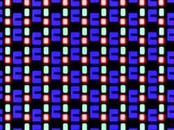 Sub-pixel matris