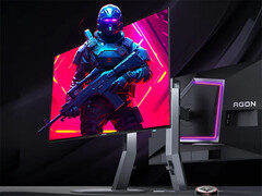 Agon Pro AG246FK6 och Agon Pro AG276UZD bör så småningom finnas tillgängliga globalt, tidigare på bilden. (Bildkälla: AOC)