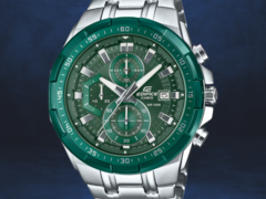 Casio har listat tre nya Edifice EFR-539DE-klockor (Edifice EFR-539D-3AV på bilden) på sin globala webbplats. (Bildkälla: Casio, redigerad)