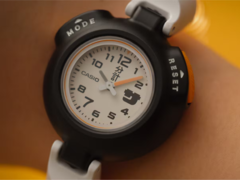 Casio SAN-100H-7BJR (bilden) har endast två knappar. (Bildkälla: Casio)