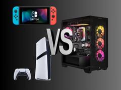 Grafik för PC- och konsolspel (Bildkälla: Nintendo of America, Sony PlayStation, Corsair Gaming med redigeringar)