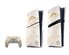 Gold Ghost of Yotei Limited Edition DualSense, PS5 Slim och PS5 Pro. (Bildkälla: PlayStation)