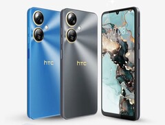 HTC Wildfire E5 Plus finns i färgerna blå och svart. (Bildkälla: HTC)