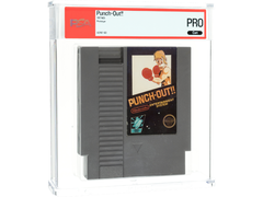 En PSA-certifierad Punch-Out!! prototyp NES-kassett