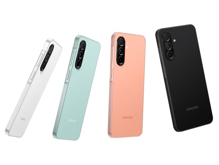 Samsung Galaxy A26 5G finns i färgerna Awesome Mint, Awesome Black, Awesome White och Awesome Peach (Bildkälla: Samsung)