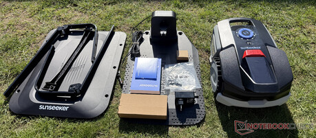 Omfattning av leveransen av Sunseeker V1...