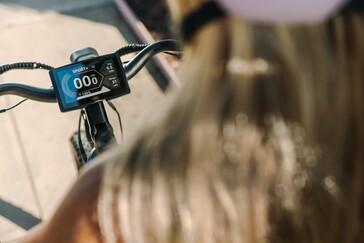 Tenways Wayfarer e-cykel har en 4,3-tums LCD-skärm (Bildkälla: Tenways)