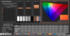 CalMAN: ColorChecker (kalibrerad)