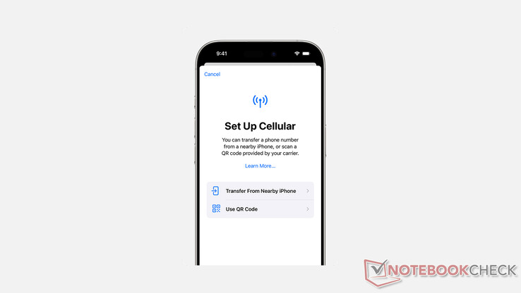 Konvertera ditt fysiska SIM-kort till eSIM på Apple (Bildkälla: Apple)