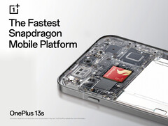 OnePlus 13s förlitar sig på Qualcomms Snapdragon 8 Elite-chipset, precis som många moderna flaggskepp. (Bildkälla: OnePlus - redigerad)