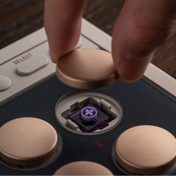 De linjära tangenterna är tysta och har en kortare förflyttning.