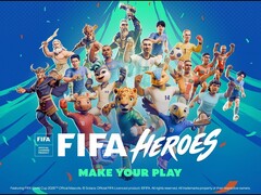 FIFA Heroes reklamartiklar inför lanseringen den 22 juni 2026.