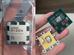 Bilder på den skadade och deliddade AMD Ryzen 7 7800X3D