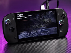 OneXFly Apex spelar Black Myth: Wukong vid 1080p med en AMD Ryzen AI Max+ 395 APU. (Bildkälla: One-Netbook)