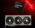 Sapphire Radeon RX 9070 GPU med GDDR6-minne (Bildkälla: Sapphire, Samsung med redigeringar)