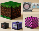 Ett urval av olika community-designade Steam Machine-skins från subredditen r/Steam. (Bildkälla: r/Steam)