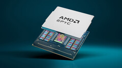 Rendering av AMD Epyc 9375F