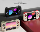 Pocket AIR Mini kommer att vara något mindre än den konkurrerande Anbernic RG476H. (Bildkälla: Ayaneo - redigerad)
