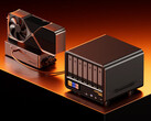 Aoostar WTR Max är nu tillgänglig med Intel Core i5 1235U. På bilden: NAS-enheten med eGPU.