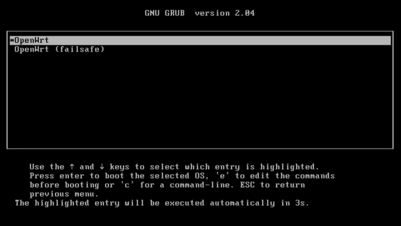 OpenWRT USB boot stick - live system tillgängligt, men ingen installerare ingår