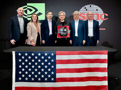 De första Blackwell AI-chipskivorna tillverkade av TSMC i USA. (Bildkälla: Nvidia)