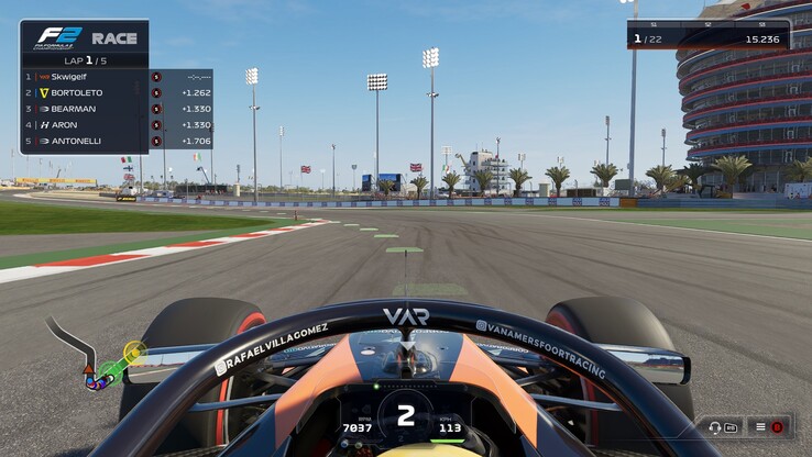 F1 25 HUD (bildkälla: Anil Ganti, Notebookcheck)