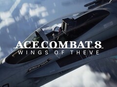 Banner för Ace Combat 8: Wings of Theve visas