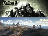 Banner för Fallout 3 och The Elder Scrolls 6 visas