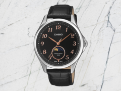 Casios klockor MTP-M110L-1AV (bilden) och MTP-M110RL-5AV kommer snart. (Bildkälla: Casio, redigerad)