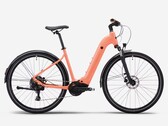 Decathlons Peach Orange Rockrider E-ACTV 500 elcykel