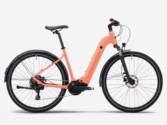 Decathlons Peach Orange Rockrider E-ACTV 500 elcykel