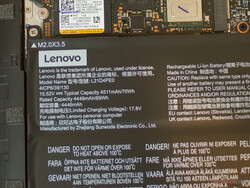 Batteriet i Lenovo Yoga Slim 7i Pro X