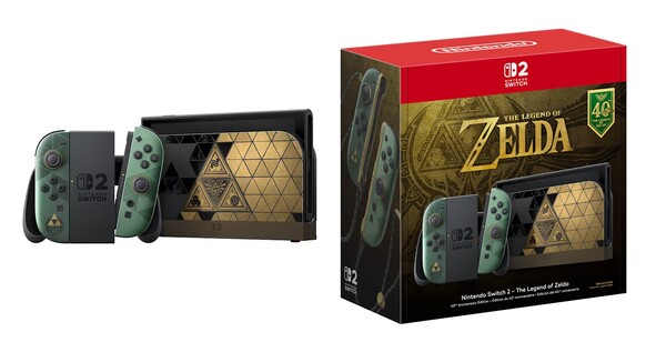 Nintendo Switch 2 – The Legend of Zelda – 40th Anniversary Edition släpps den 29 oktober.