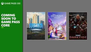 Dessa tre spel kommer att bli tillgängliga den 1 oktober genom Game Pass Core-prenumerationen. (Bildkälla: Xbox Wire)